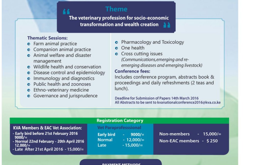 50th Kenya Veterinary Association (KVA) Conference 2016